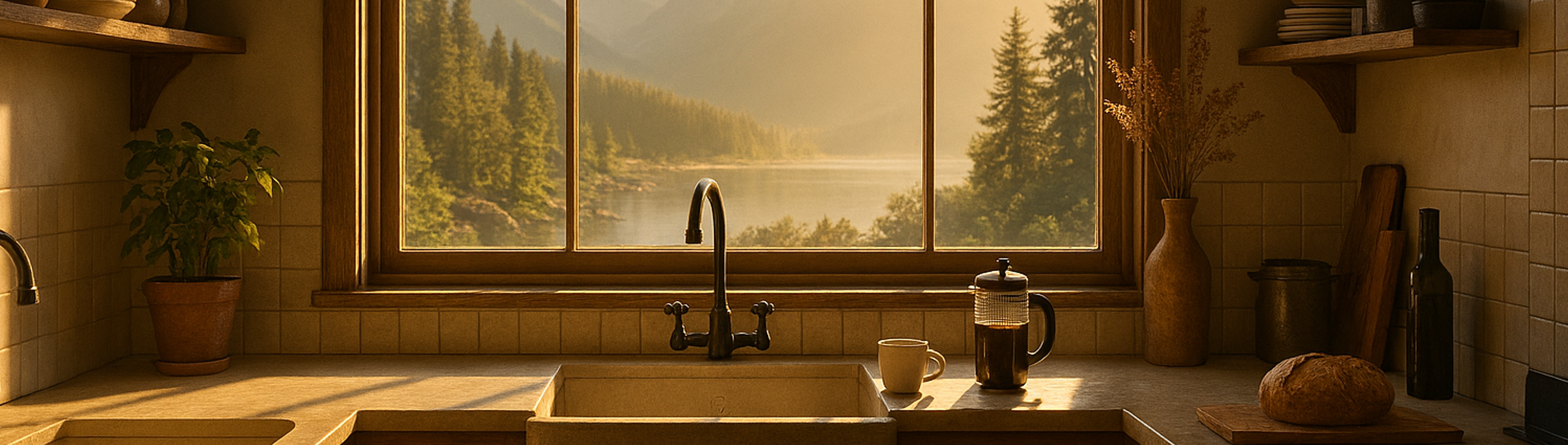 Kitchen Scene Background
